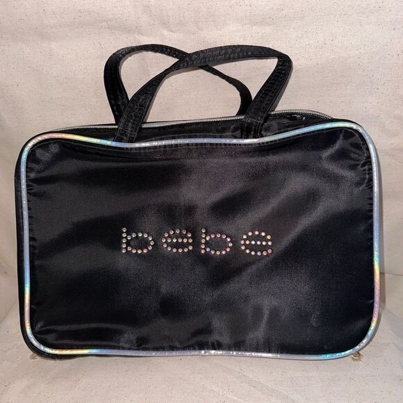 BEBE toiletries/makeup travel zip bag NWOT - Picture 2 of 7